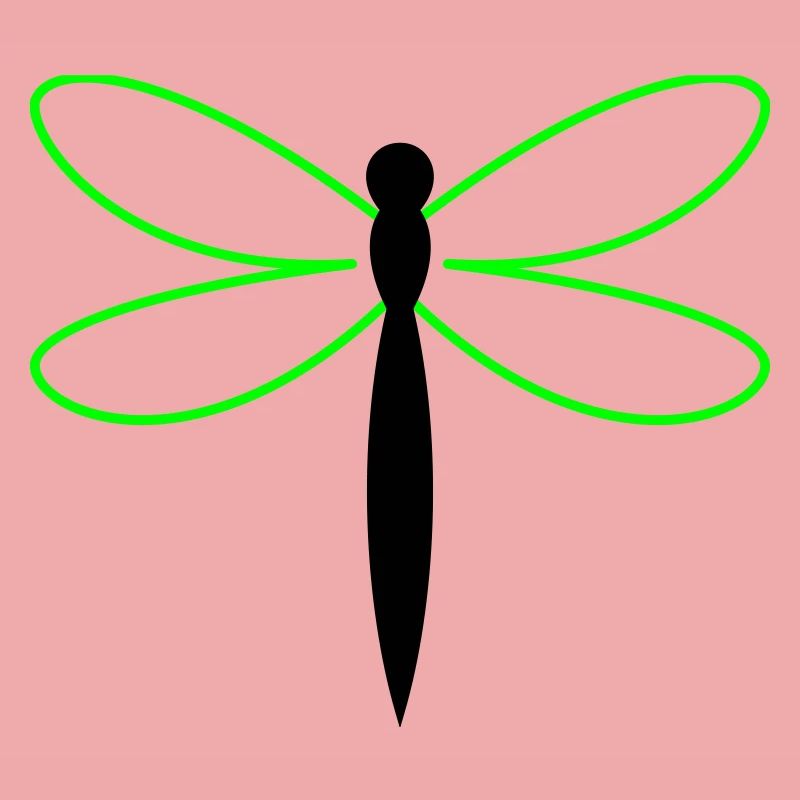 Libelle Silhouette