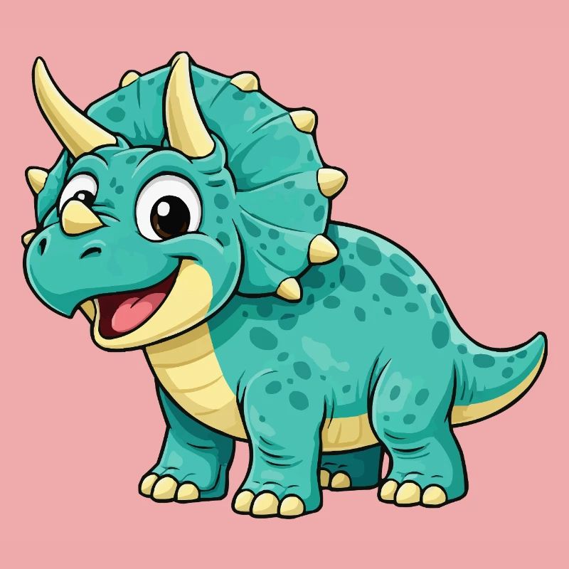 Triceratops Dino Comic