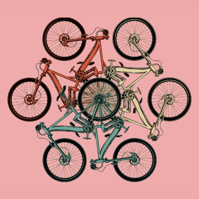 Bike Stack Collage