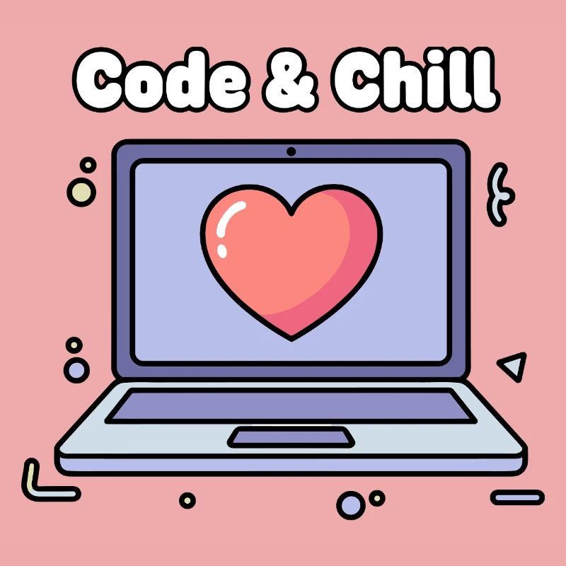 Code & Chill Herz Laptop
