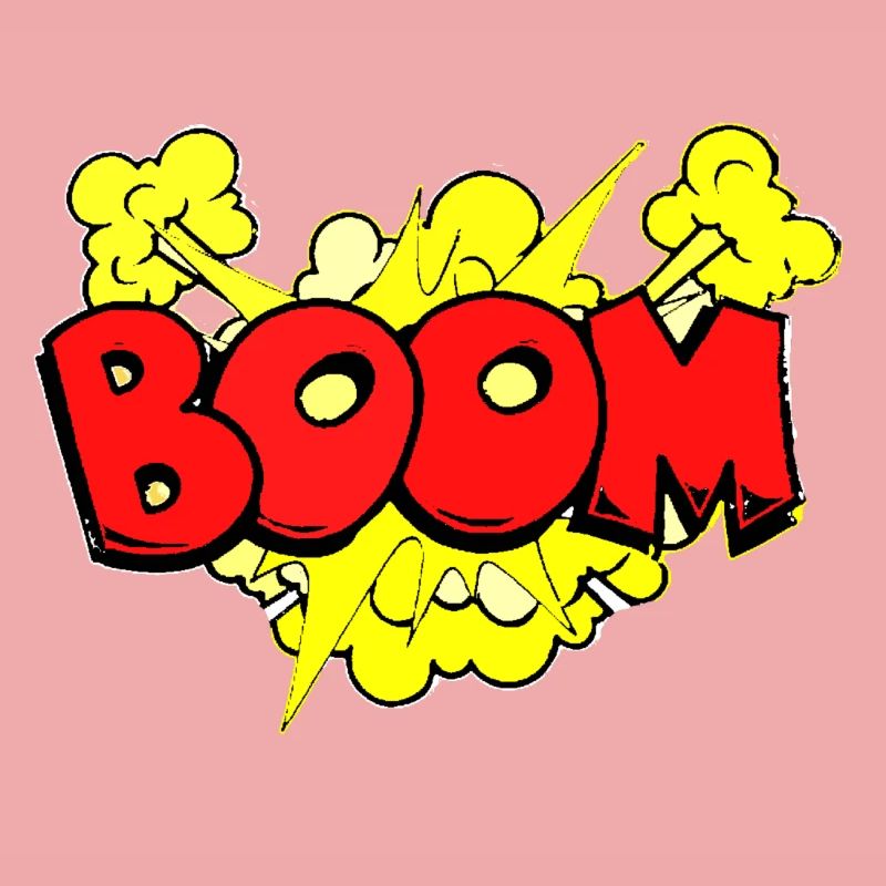 Dynamic Bomb Explosion Illustration