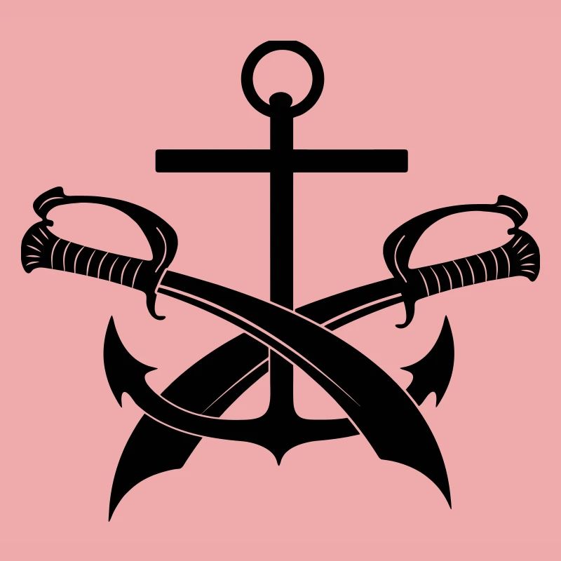 Ancre et deux épées