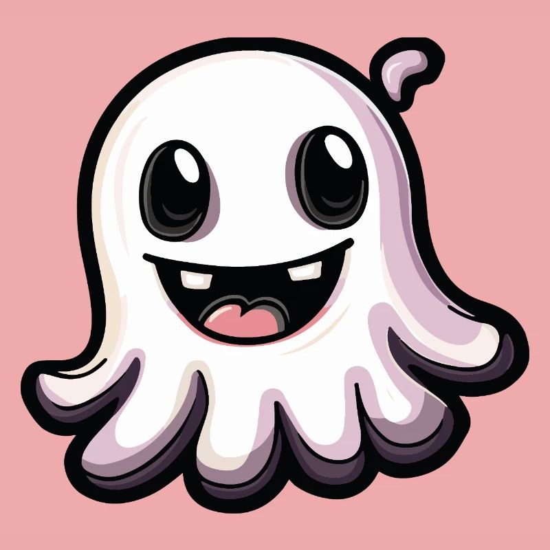 Geist Halloween Niedlich Comic