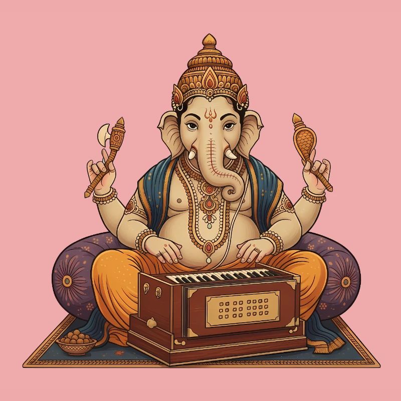 Ganesha Harmonium Kunst