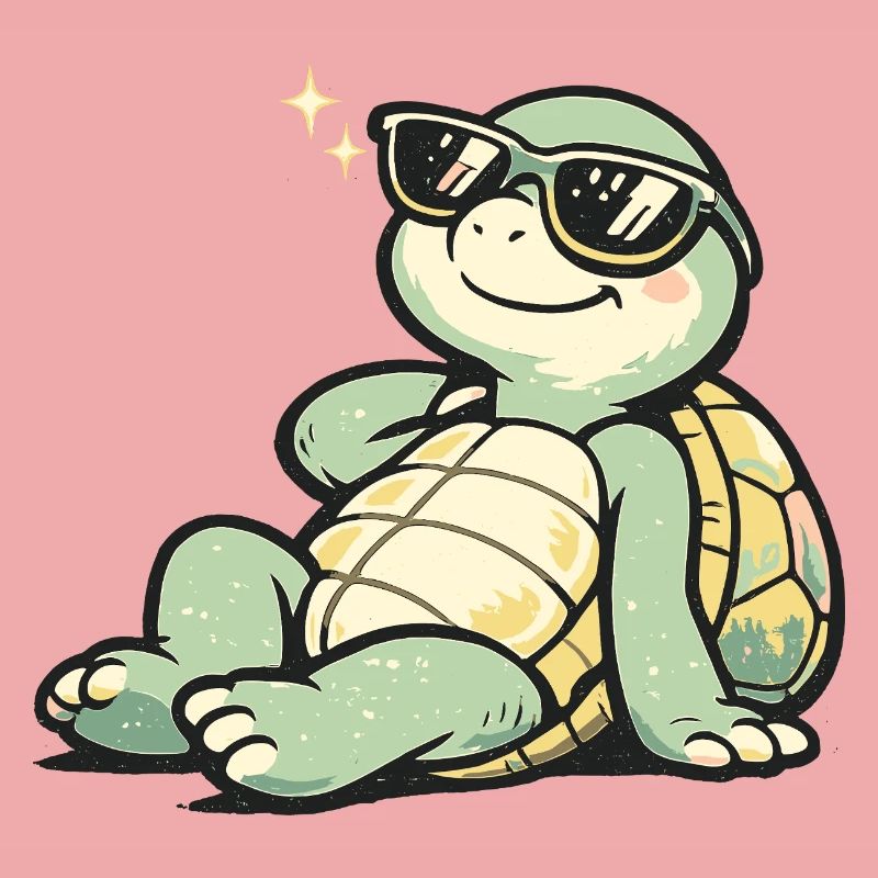 Sun turtle with style
