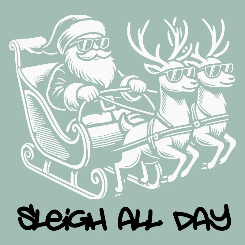 Cooler Santa – Sleigh All Day