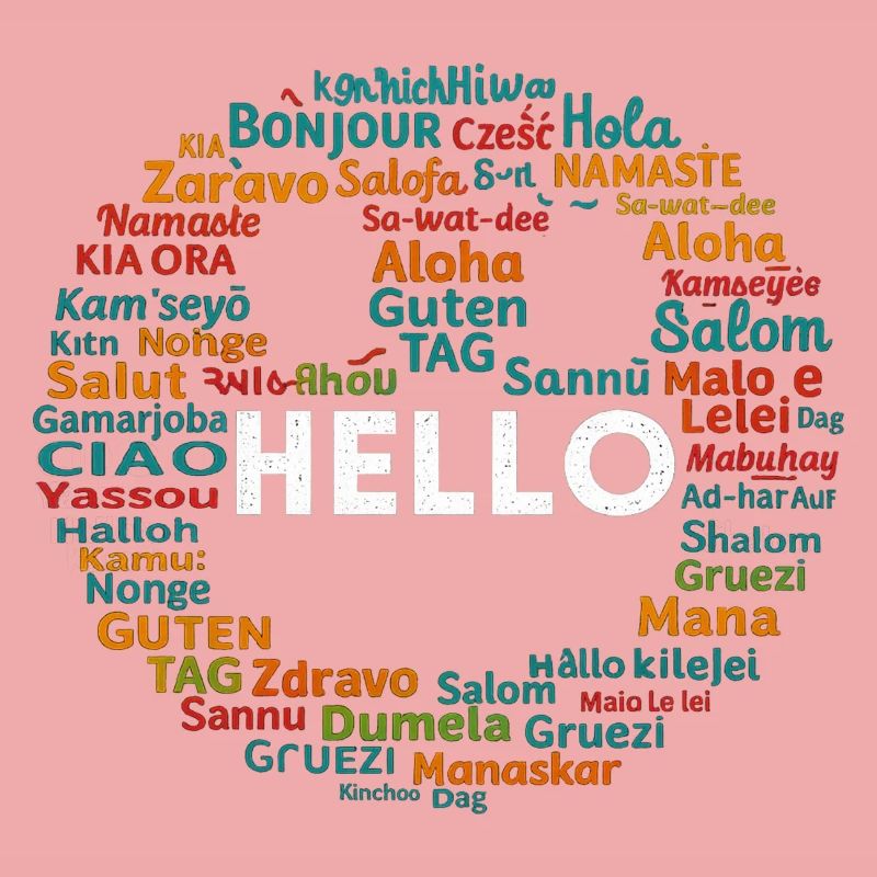 Commencez par Hello Different World Language Learning