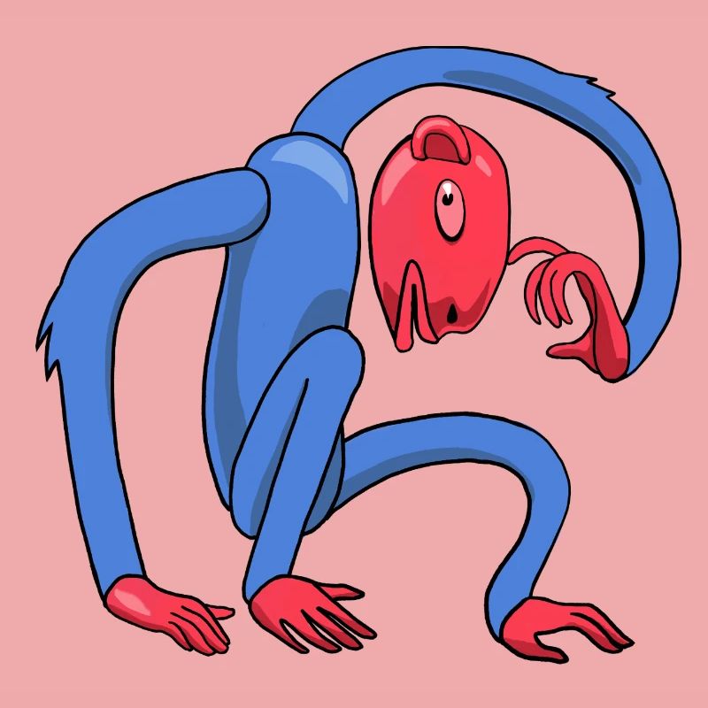 thinking monkey