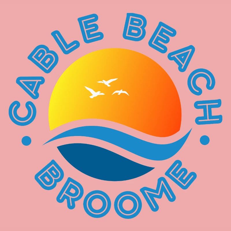 Plage de Cable Broome Coucher de soleil
