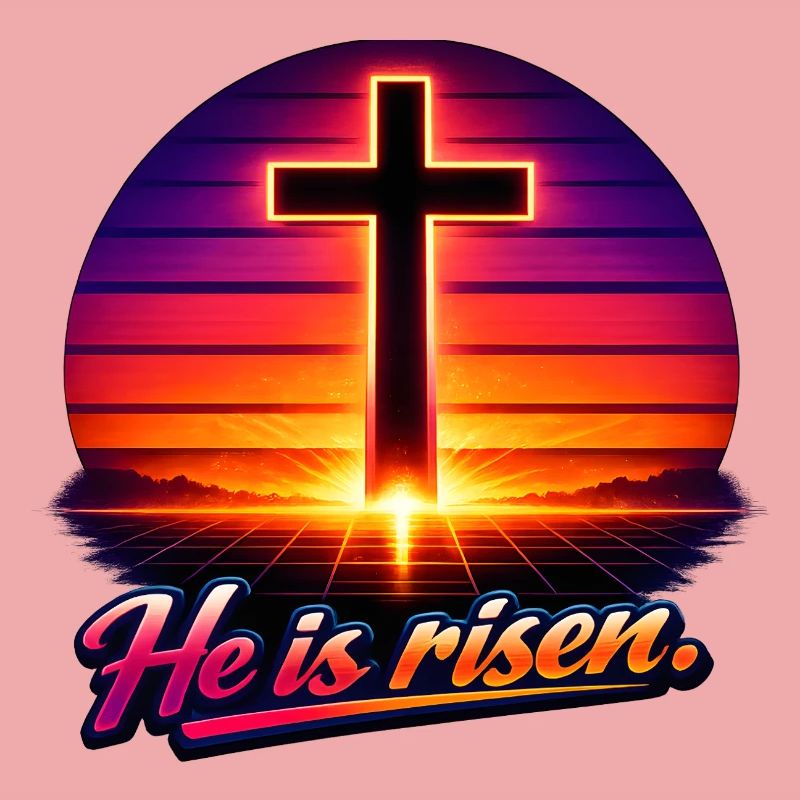 he is risen retro