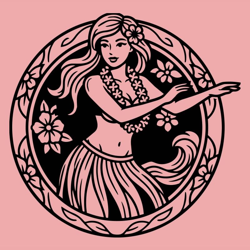 Hula-Mädchen