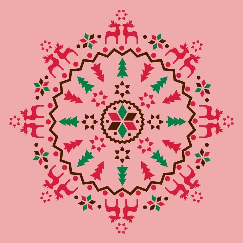 Weihnachts Mandala