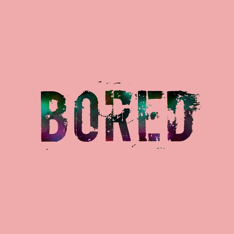 Bored Color Explosion Graffiti Texte