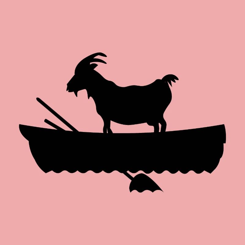 G.O.A.T. Ziege im Boot
