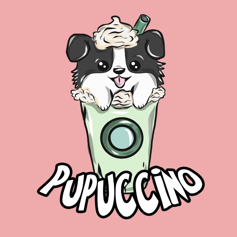 Hund Kaffe Cappuccino