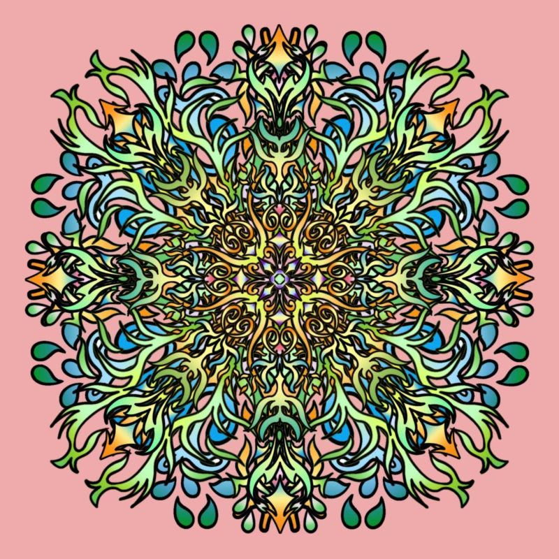 Mandala | Bunt | Leben | Geschenkidee