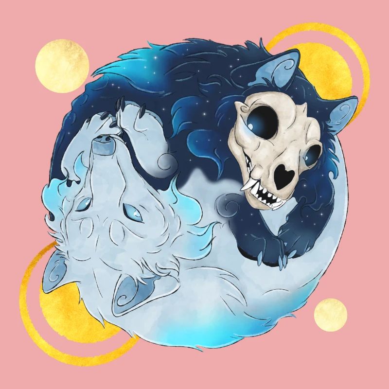 Blue Ink Spirits - Tao Wolves Shadow & Light 2