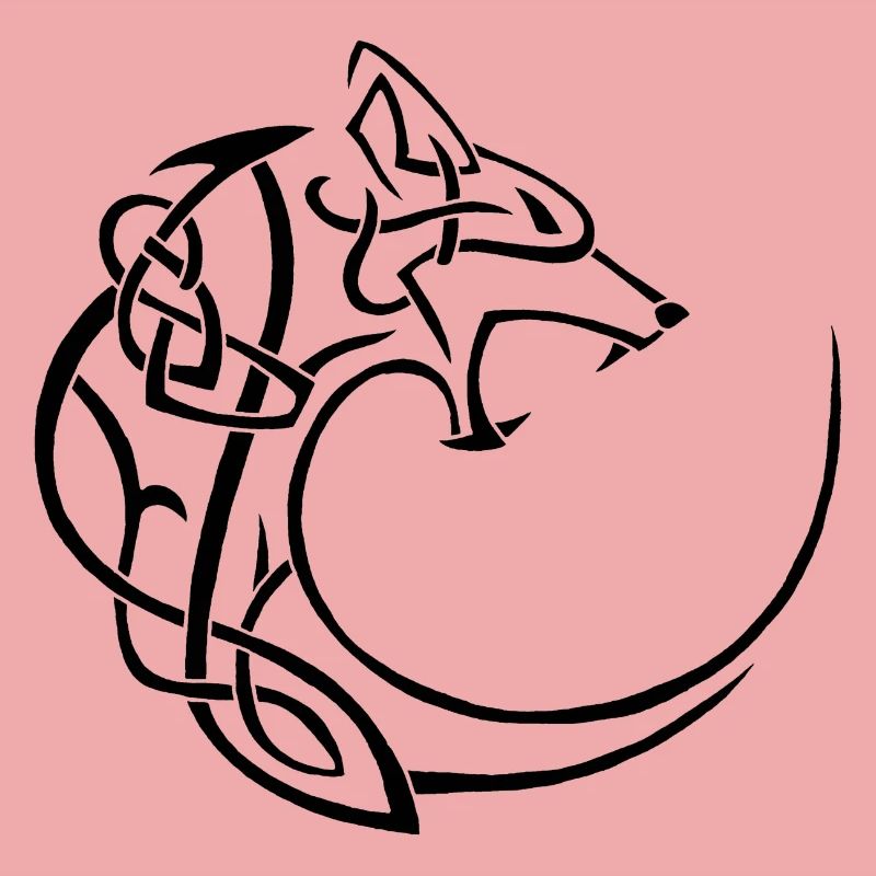 schwarzer Mondwolf