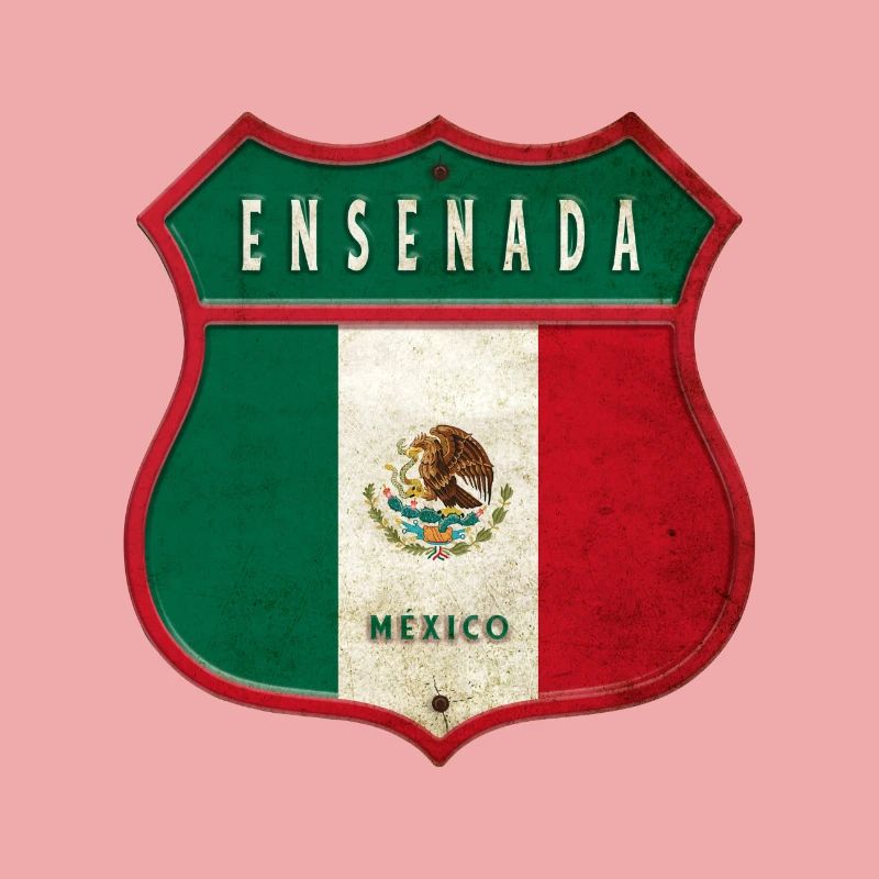 Ensenada Mexiko Wappen Design