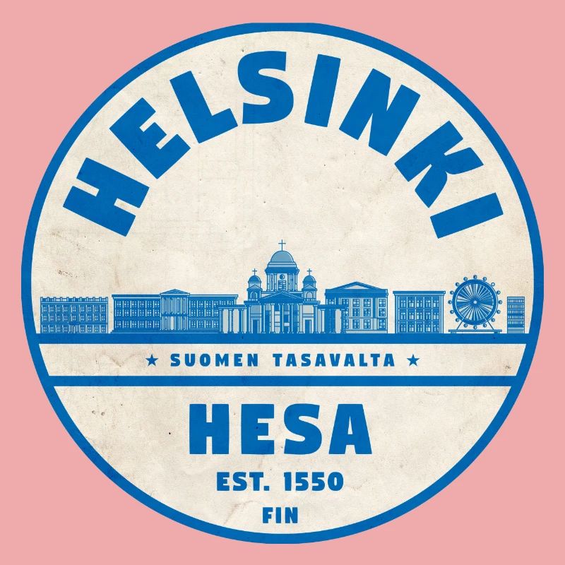 Helsinki Skyline Emblem 1550