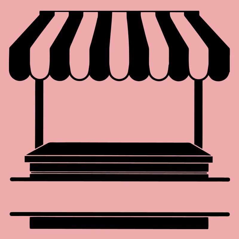 Logo de l’étal de marché transparent