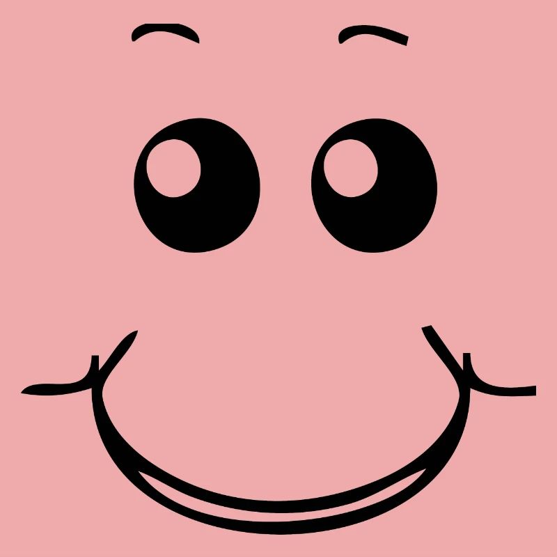 Visage souriant