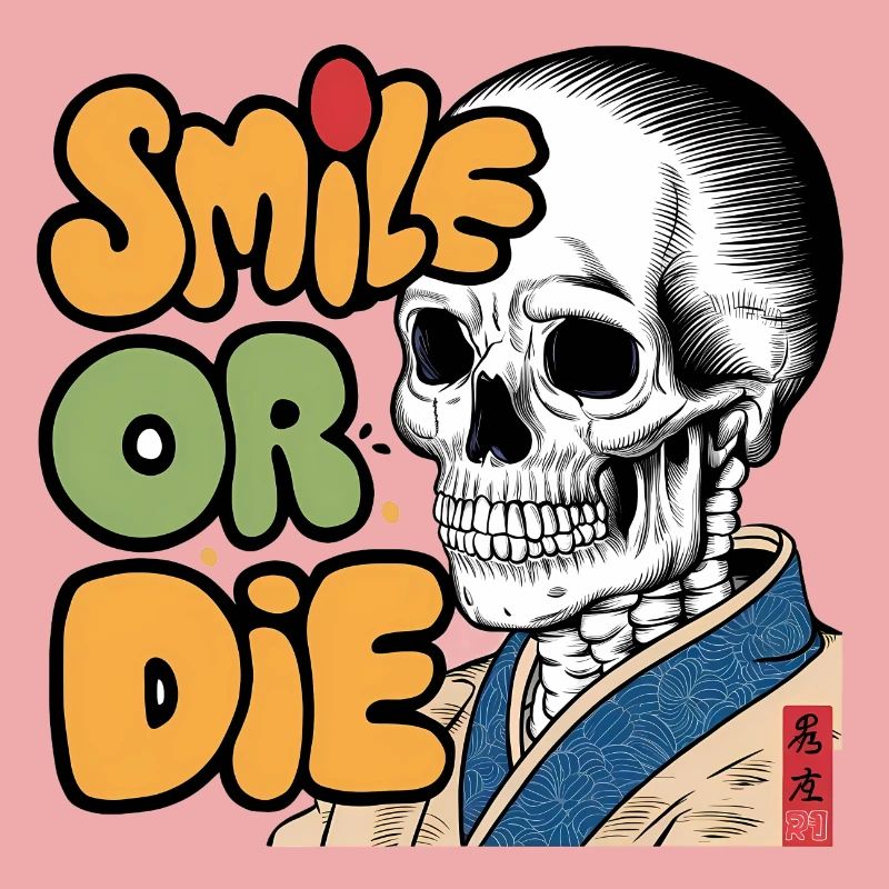 Skeletor with Optimistic Message