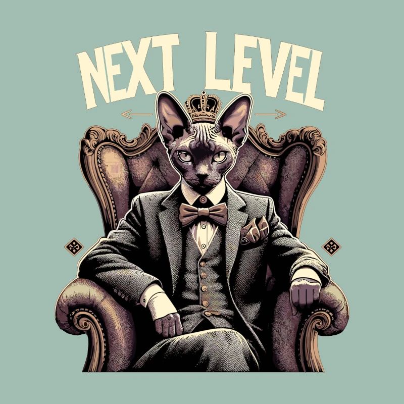 Cornish Rex Anzug Next Level Katze Geschenk
