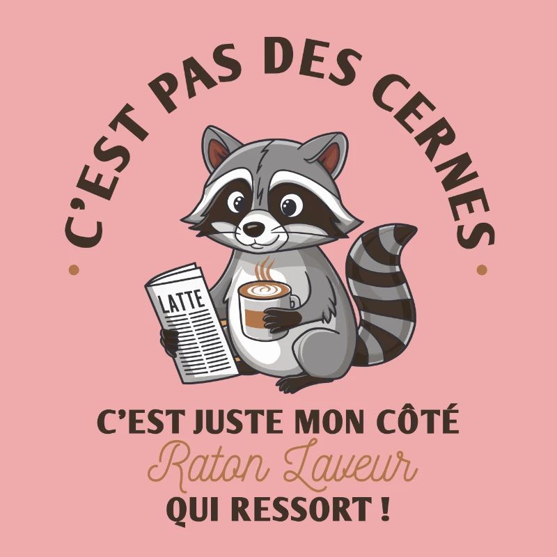 C'est pas des cernes, c'est mon côté raton laveur