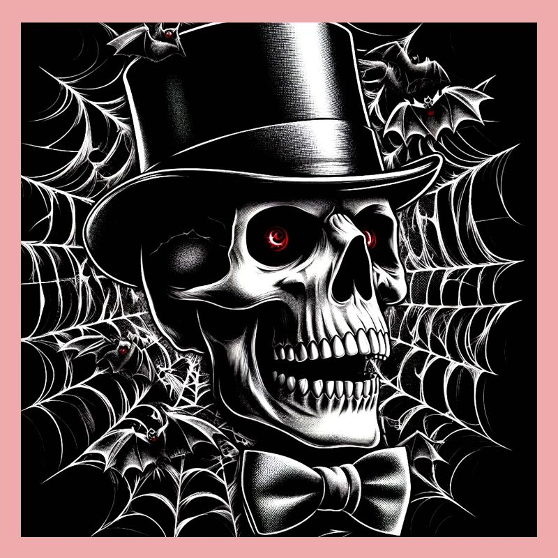 Halloween Elegant Skull