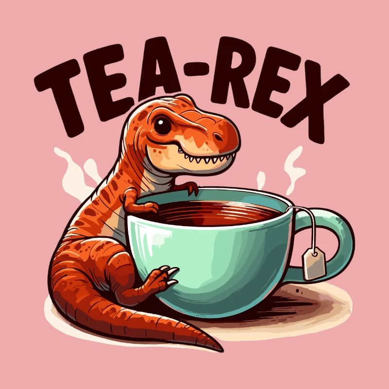 Tea Rex Tea Rex Tea Drinker Gift