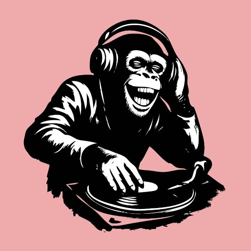DJ The Monkey Dance Banksy Style