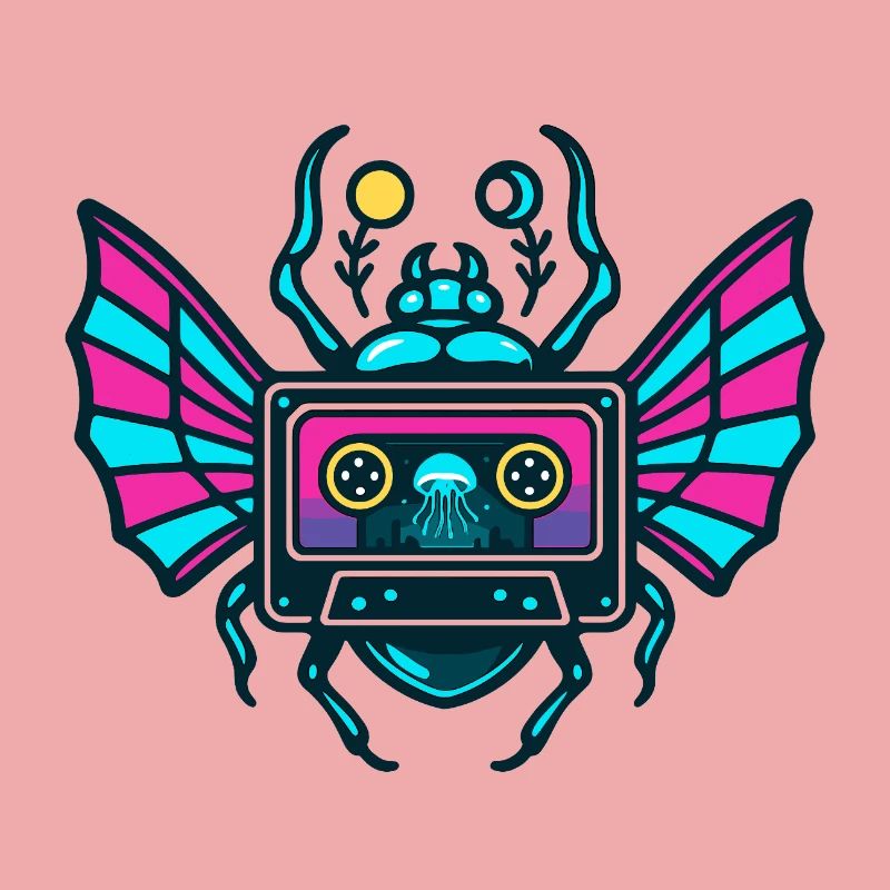 Neon Mixtape Skarabäus