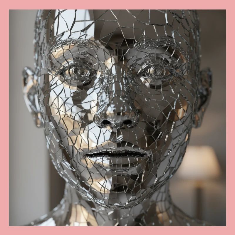 Facettierte Körperskulptur