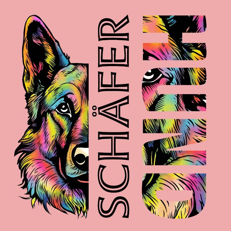 Bunter Schäferhund