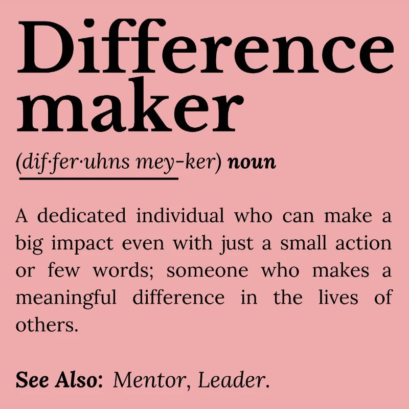 Difference Maker – Citation inspirante