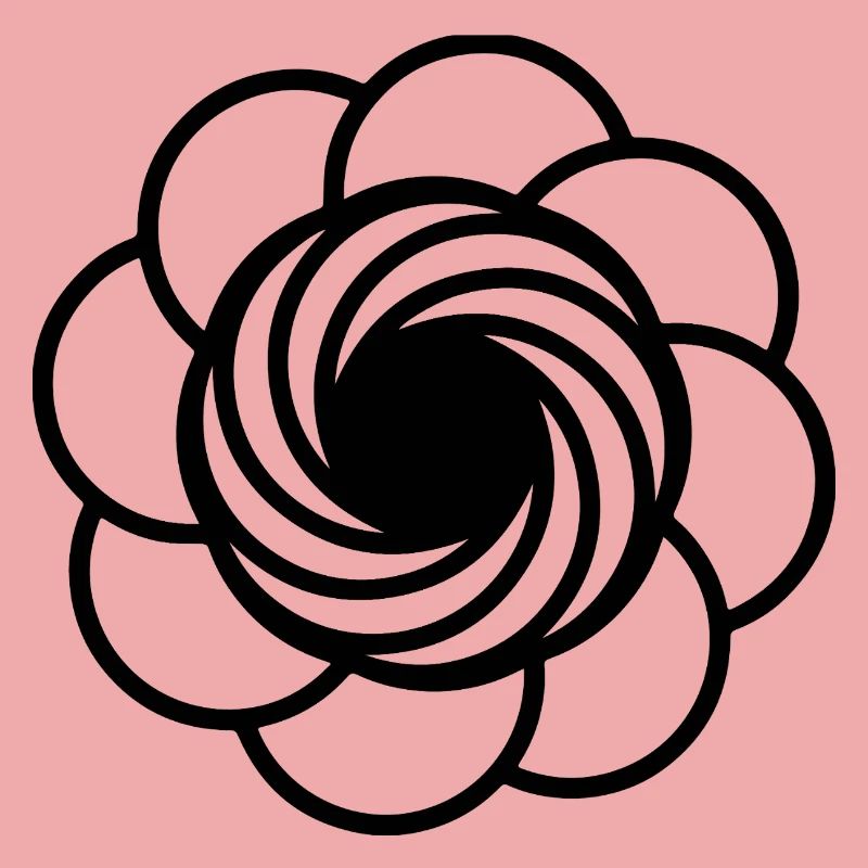 Kosmische Vortex-Blume