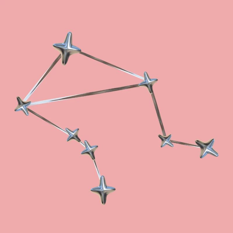 Libra Sternbild – Metallic Zodiac