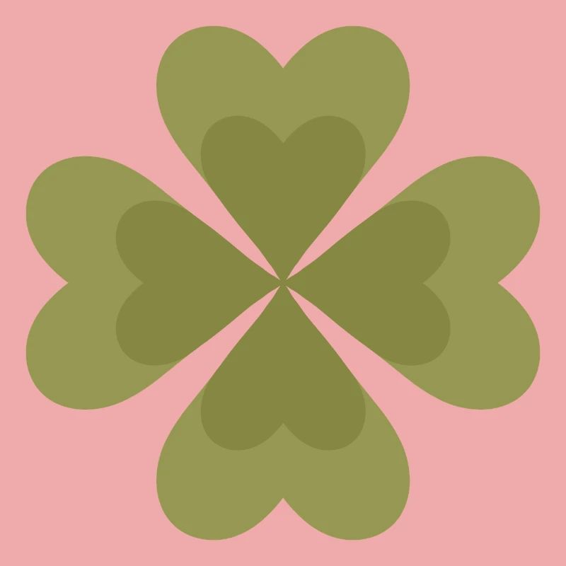 Four-Leaf Clover Pattern Design