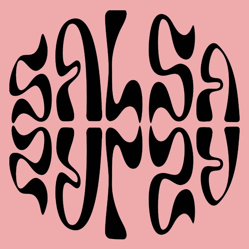 Typografisches Salsa-Logo-Design