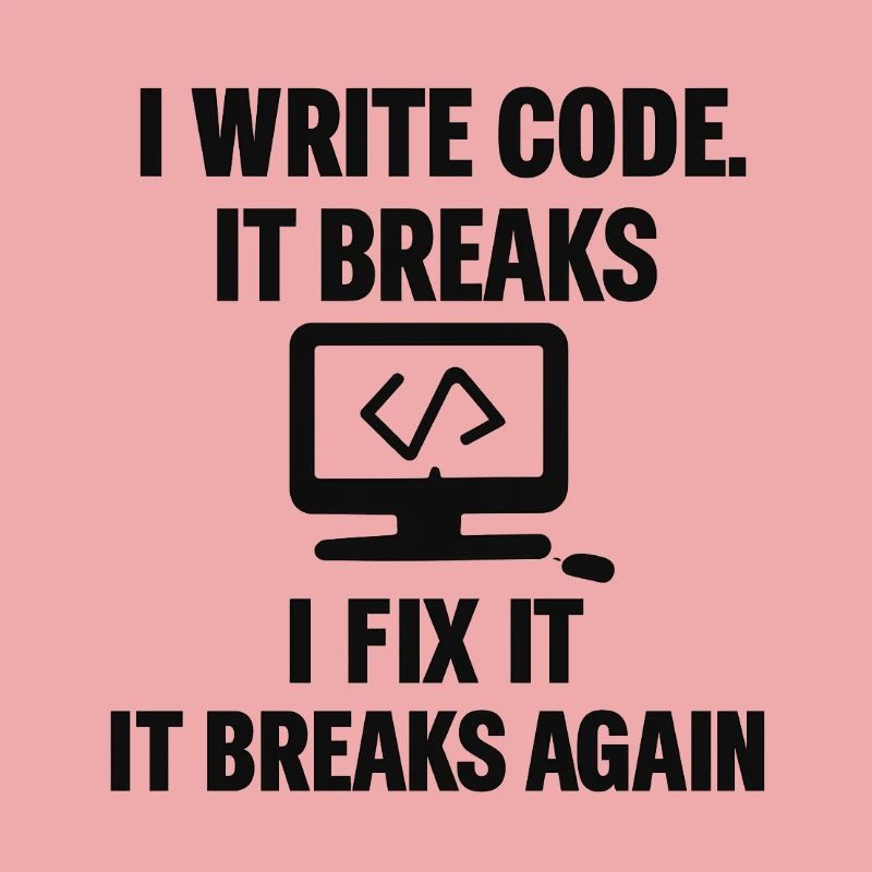 I Write Code – Funny Programmer T-Shirt