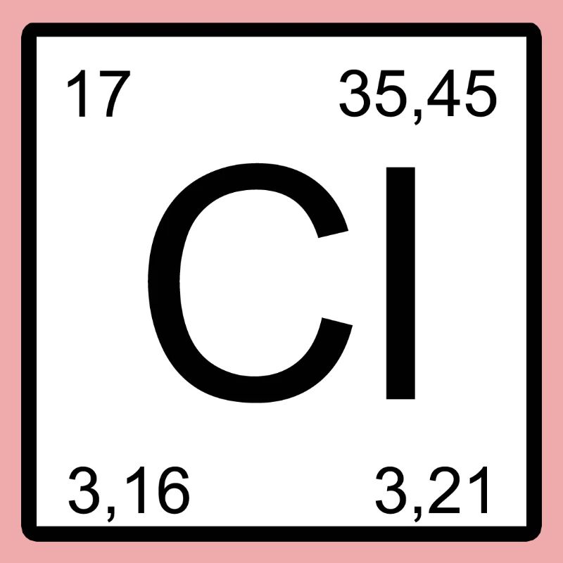 Conception d’élément carré de chlore