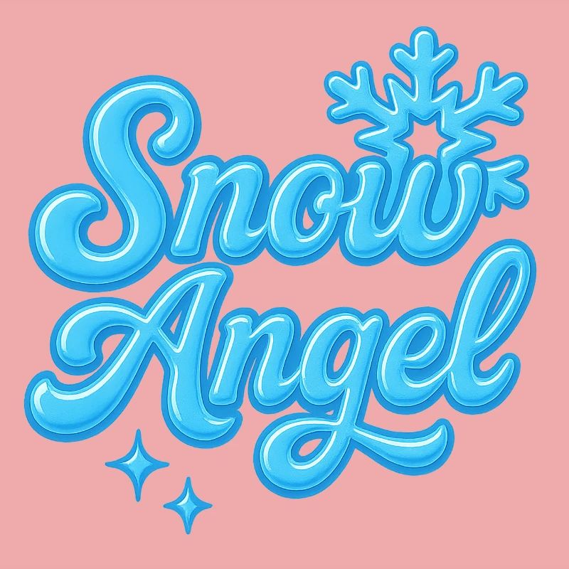 snow angle / y2k statement design 
