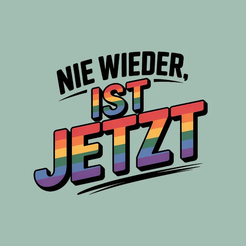 Never again is now! - Cool Pride logo