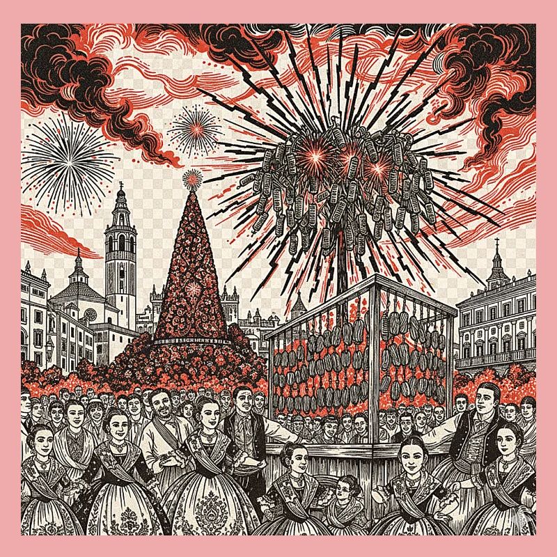 Tradition des Fallas de Valence