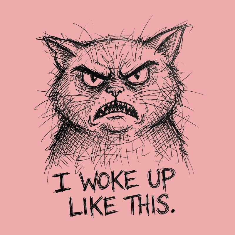Furious Cat Scribble