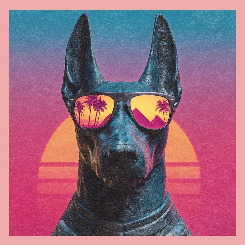 Anubis Synthwave - Gott auf Urlaub
