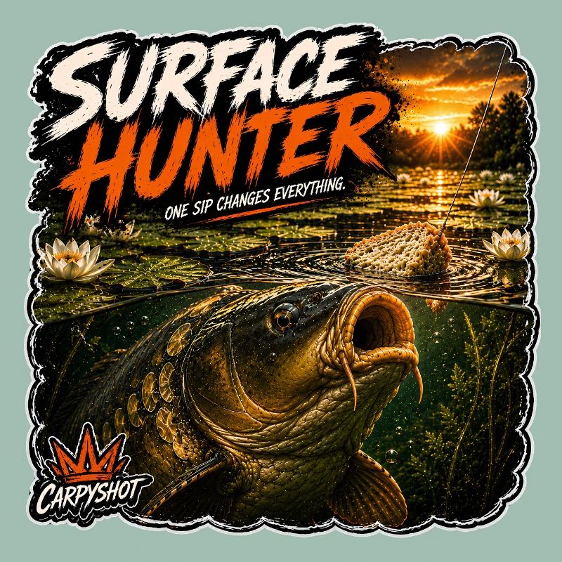 Conception de la pêche à la carpe de chasse de surface