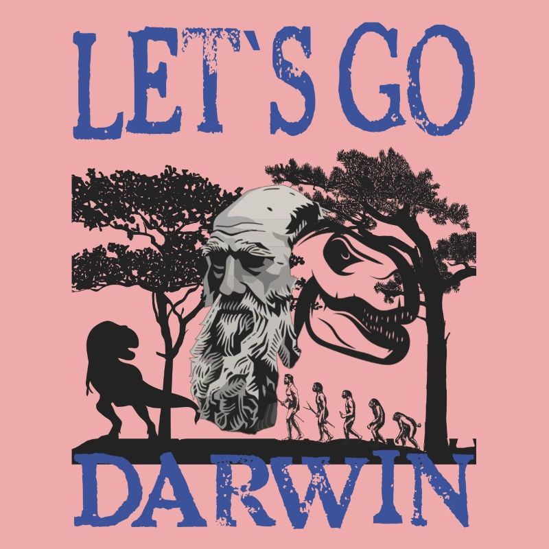 Charles Darwin Evolution textile gift idea
