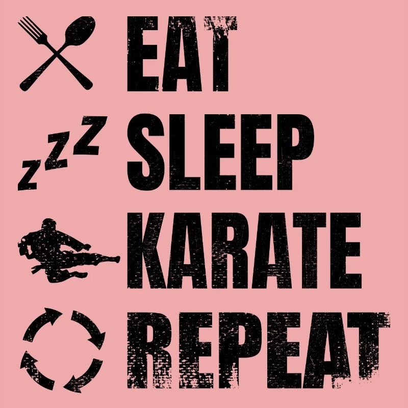 Routine de karatéka